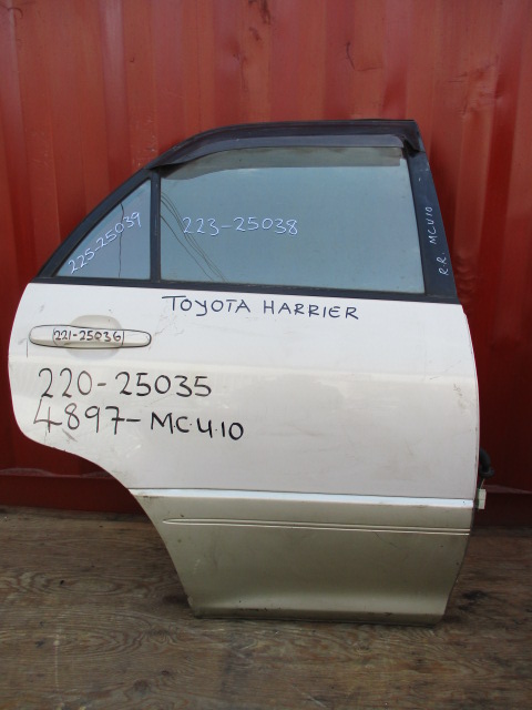 Used Toyota Harrier DOOR GLASS REAR RIGHT